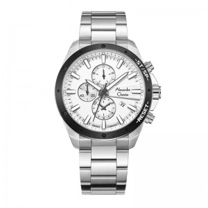 Alexandre Christie AC 6669 Silver White MCBTBSL